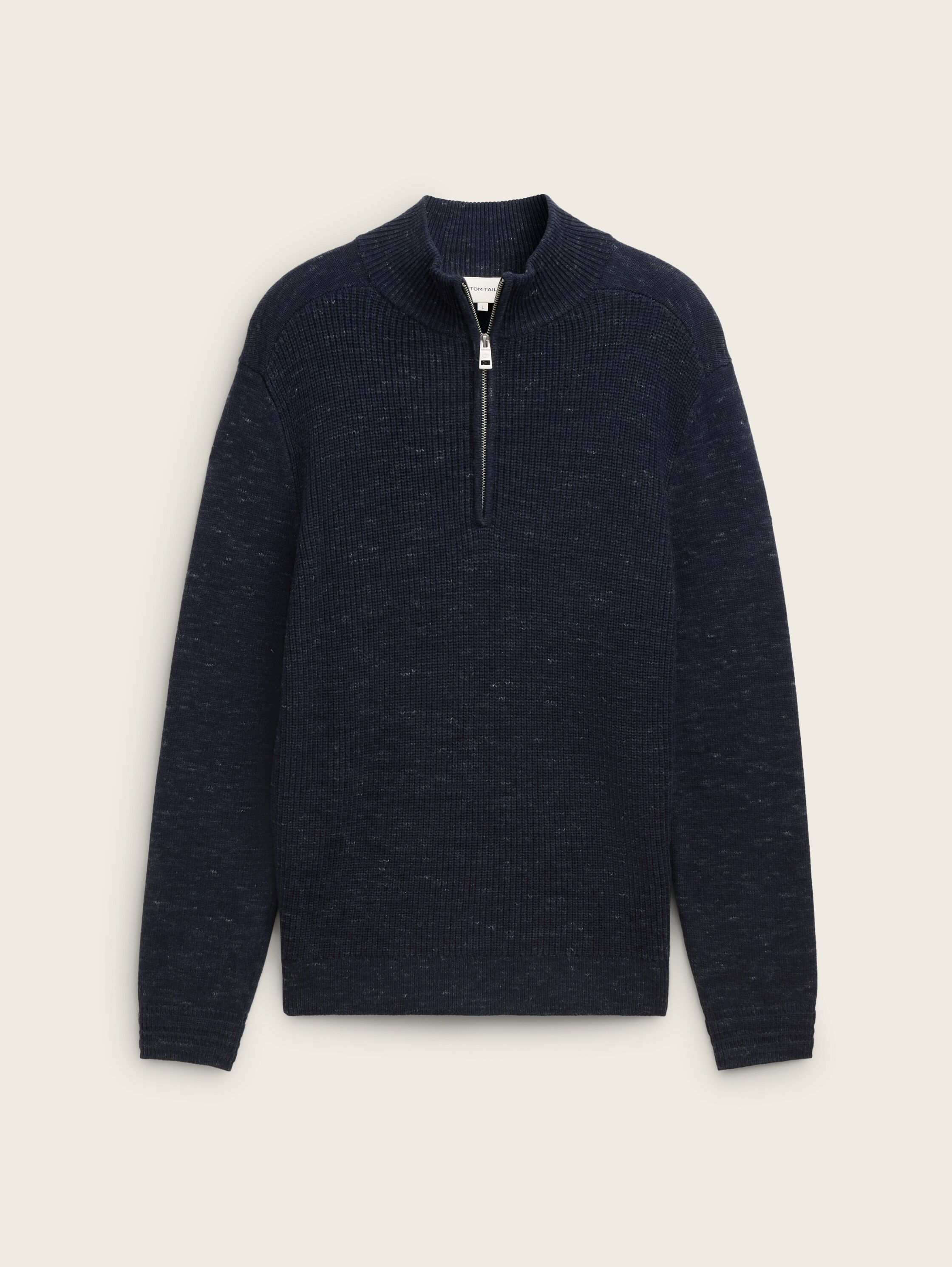 Troyer Pullover mit Wollanteil - sky_captain_blue_spacedye - 