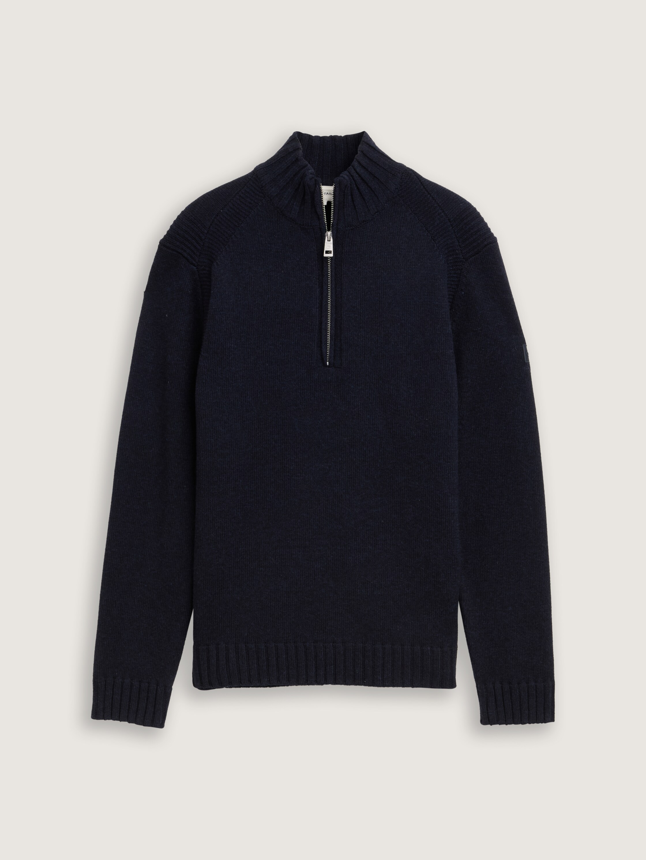 Troyer Pullover mit Ripp-Details - 4