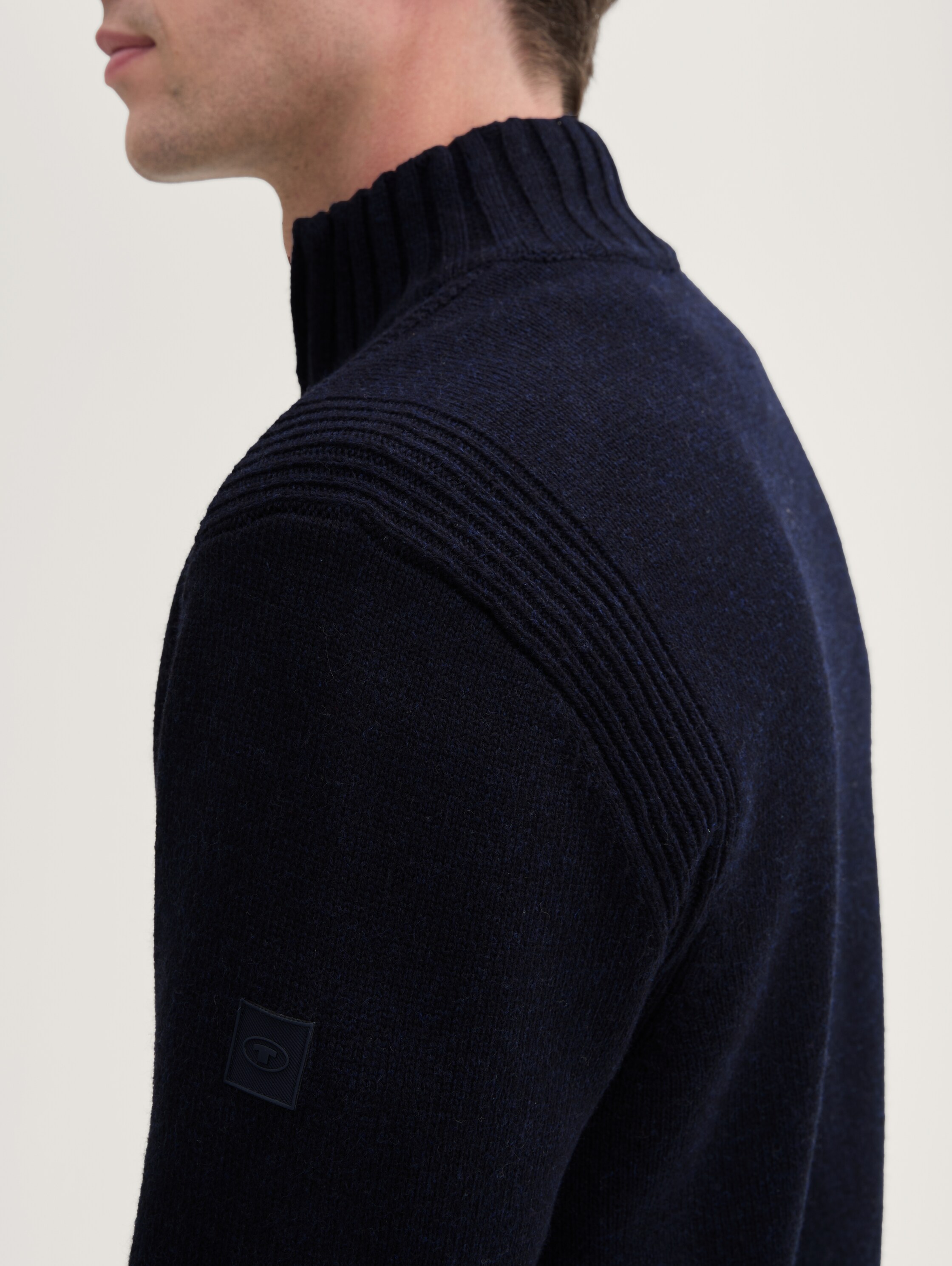 Troyer Pullover mit Ripp-Details - 5