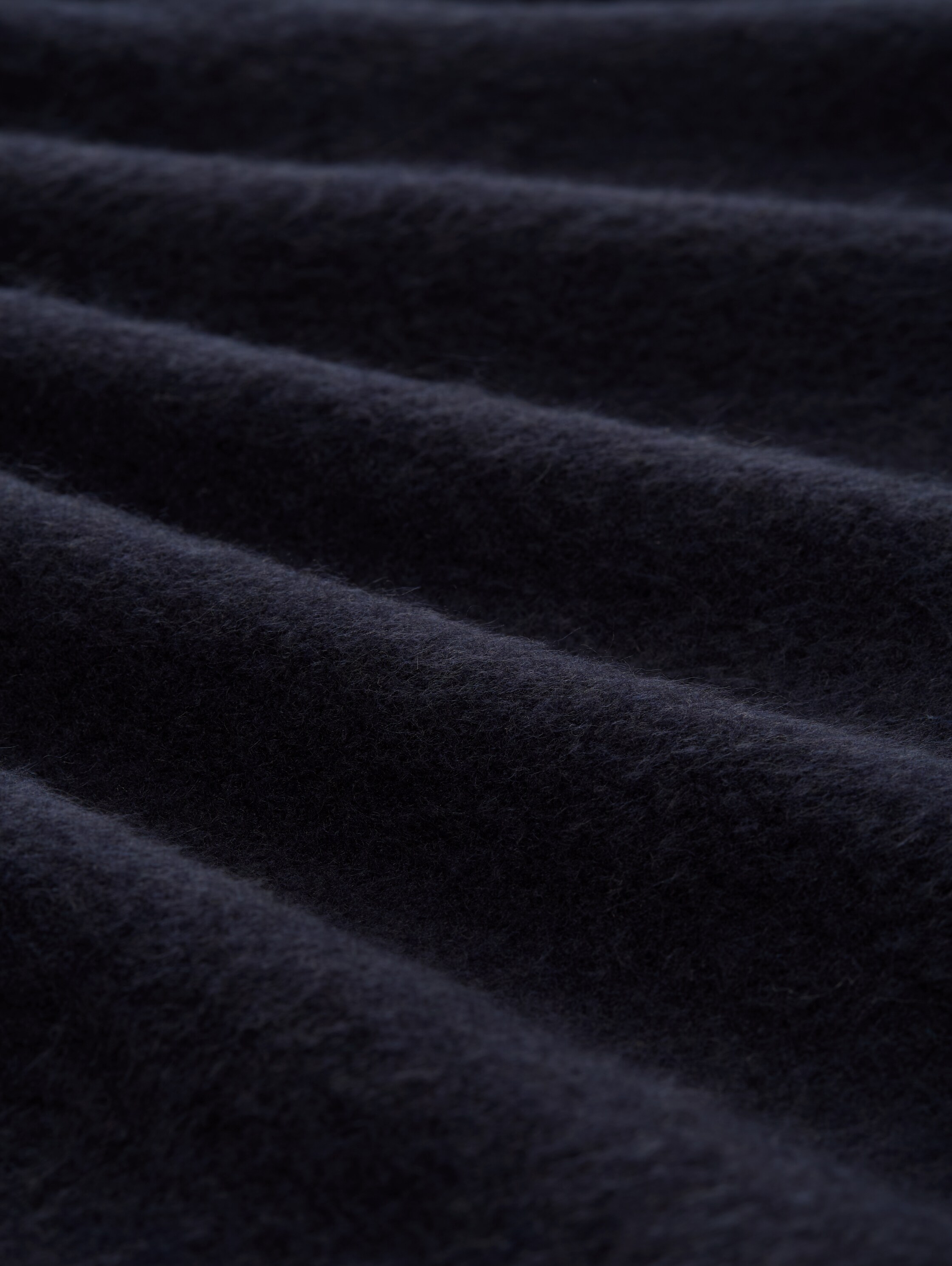 Soft-Touch Strickpullover im Regular Fit - knitted_navy_melange - 