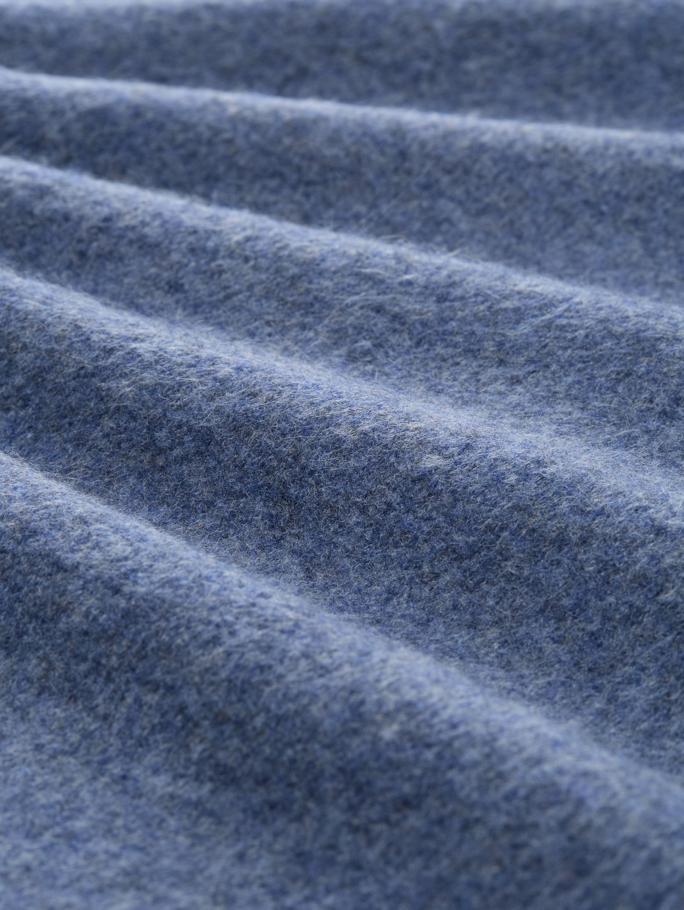 Soft-Touch Strickpullover im Regular Fit - vintage_indigo_blue_melange -