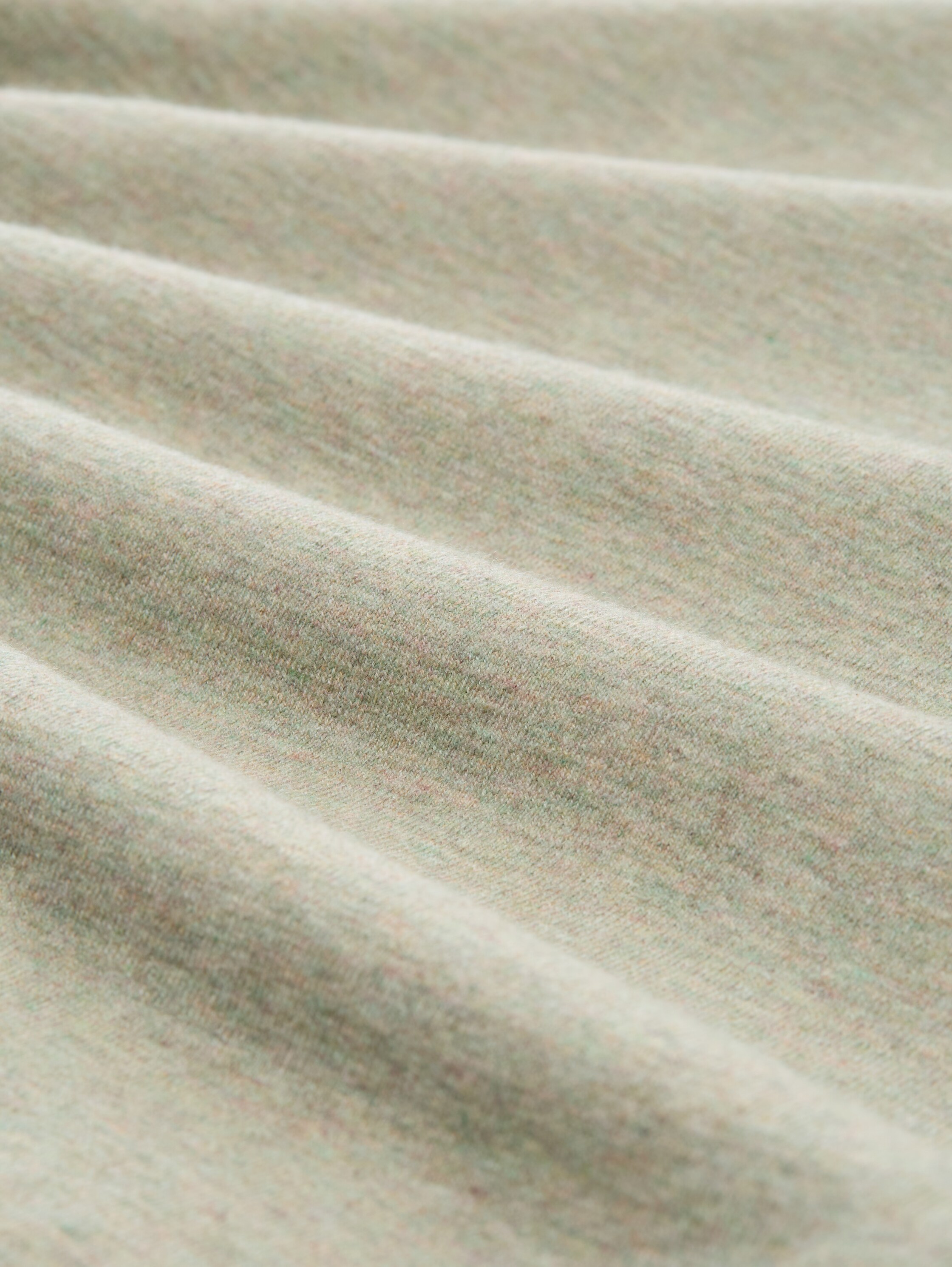 Strickpullover mit Logo Badge - prairie_grass_green_melange - 