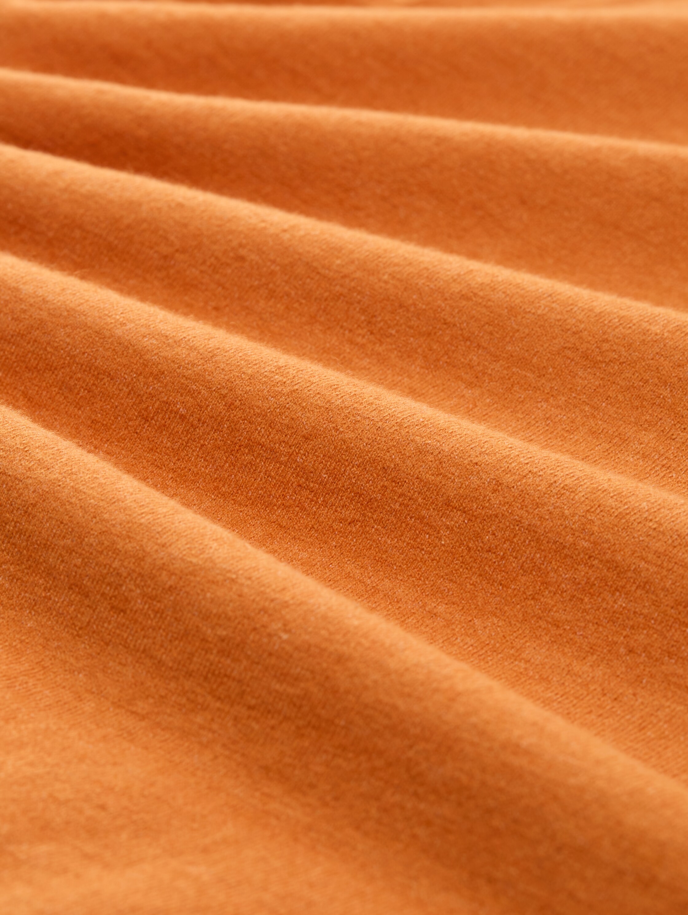 Troyer Strickpullover mit Logo-Badge - tomato_cream_orange_melange - 