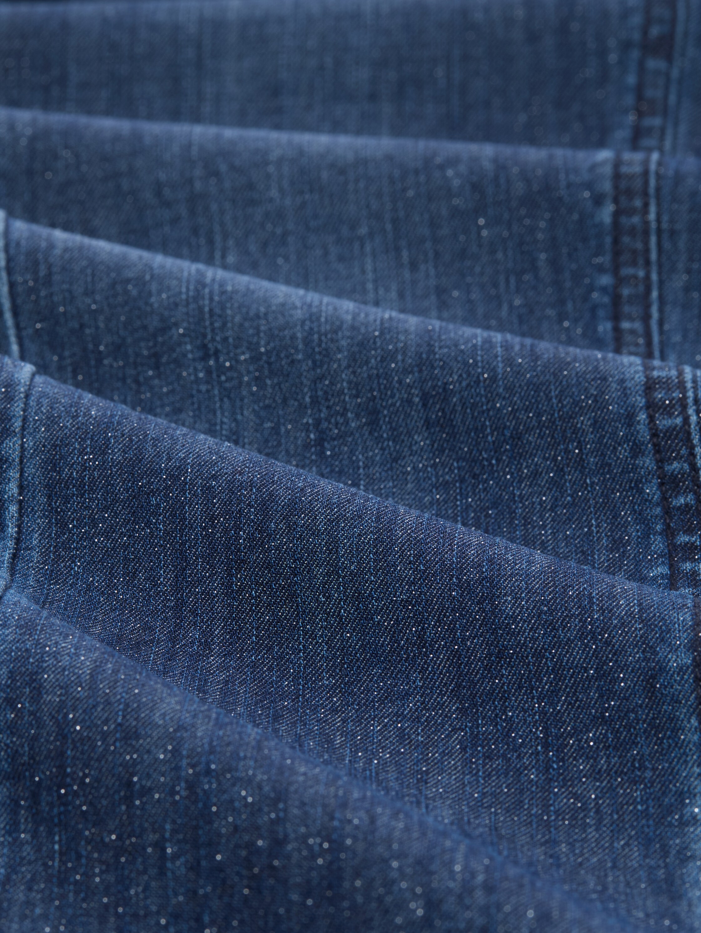 TTALEXA SLIM Jeans mit Glitzer-Effekt - dark_blue_denim - 