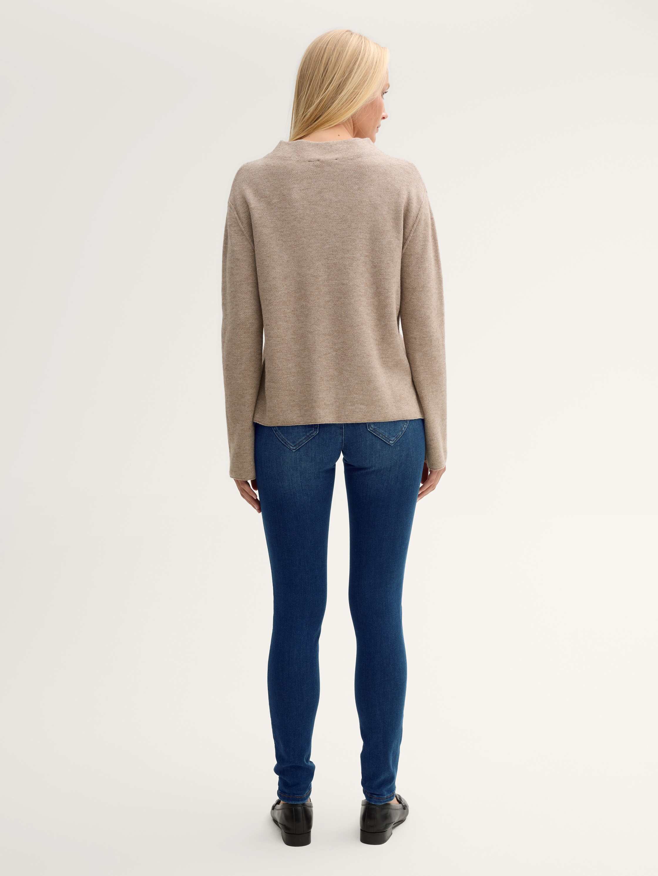 TTKATE skinny jeans met elastische tailleband - clean_rinsed_blue_denim - 