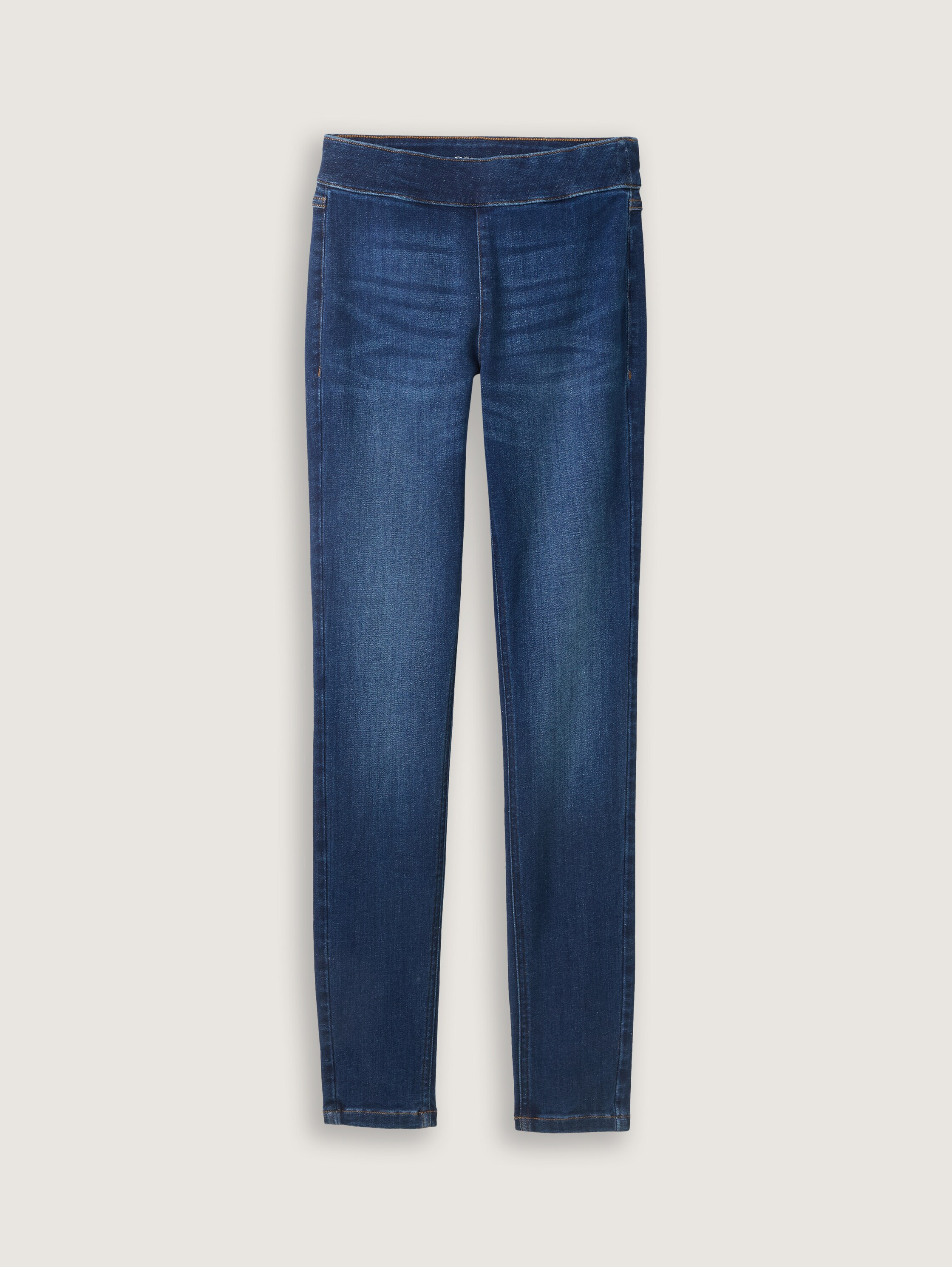 TTKATE skinny jeans met elastische tailleband - clean_rinsed_blue_denim - 