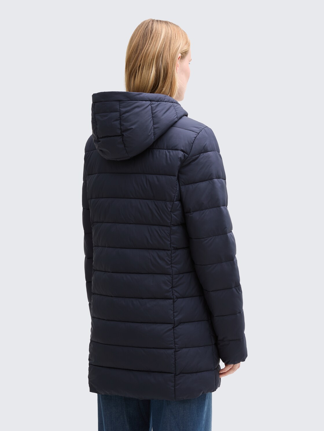 Lightweight Steppmantel mit wasserabweisender Funktion - sky captain blue - Model-Rückansicht