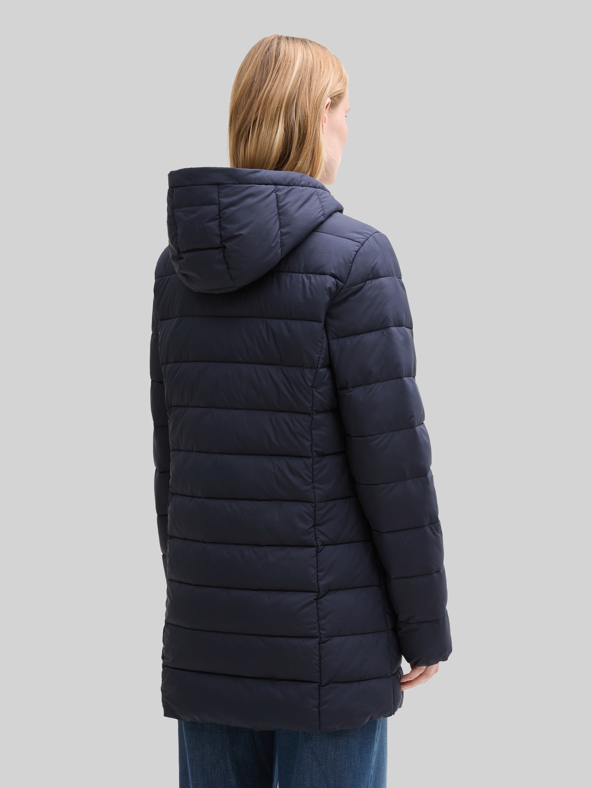 Lightweight Steppmantel mit wasserabweisender Funktion - sky captain blue - Model-Rückansicht