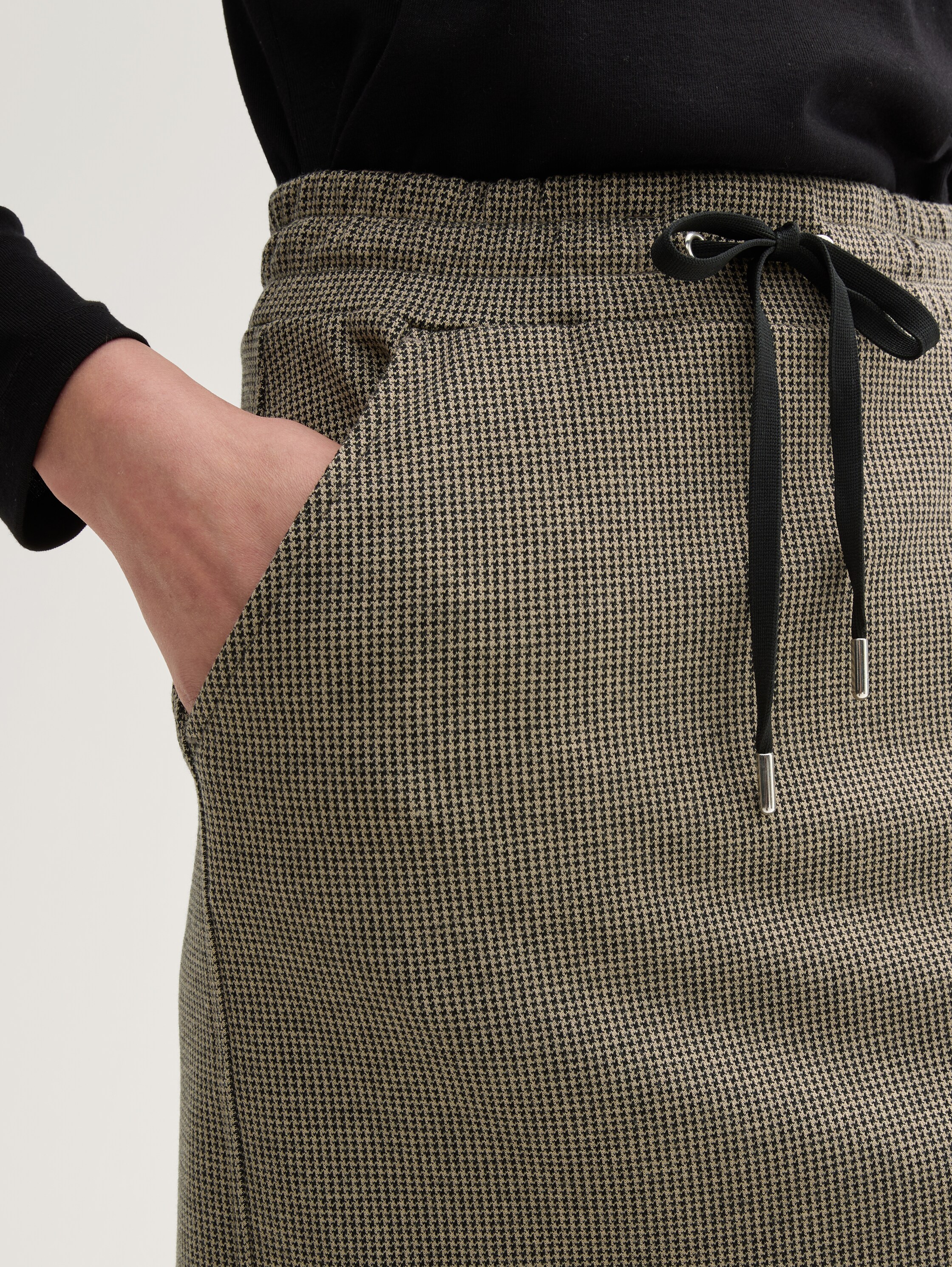Jacquard Rock mit Kordelzug - 4