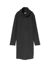 Geselecteerd, Jurk met wafelstructuur door Tom Tailor, zwart