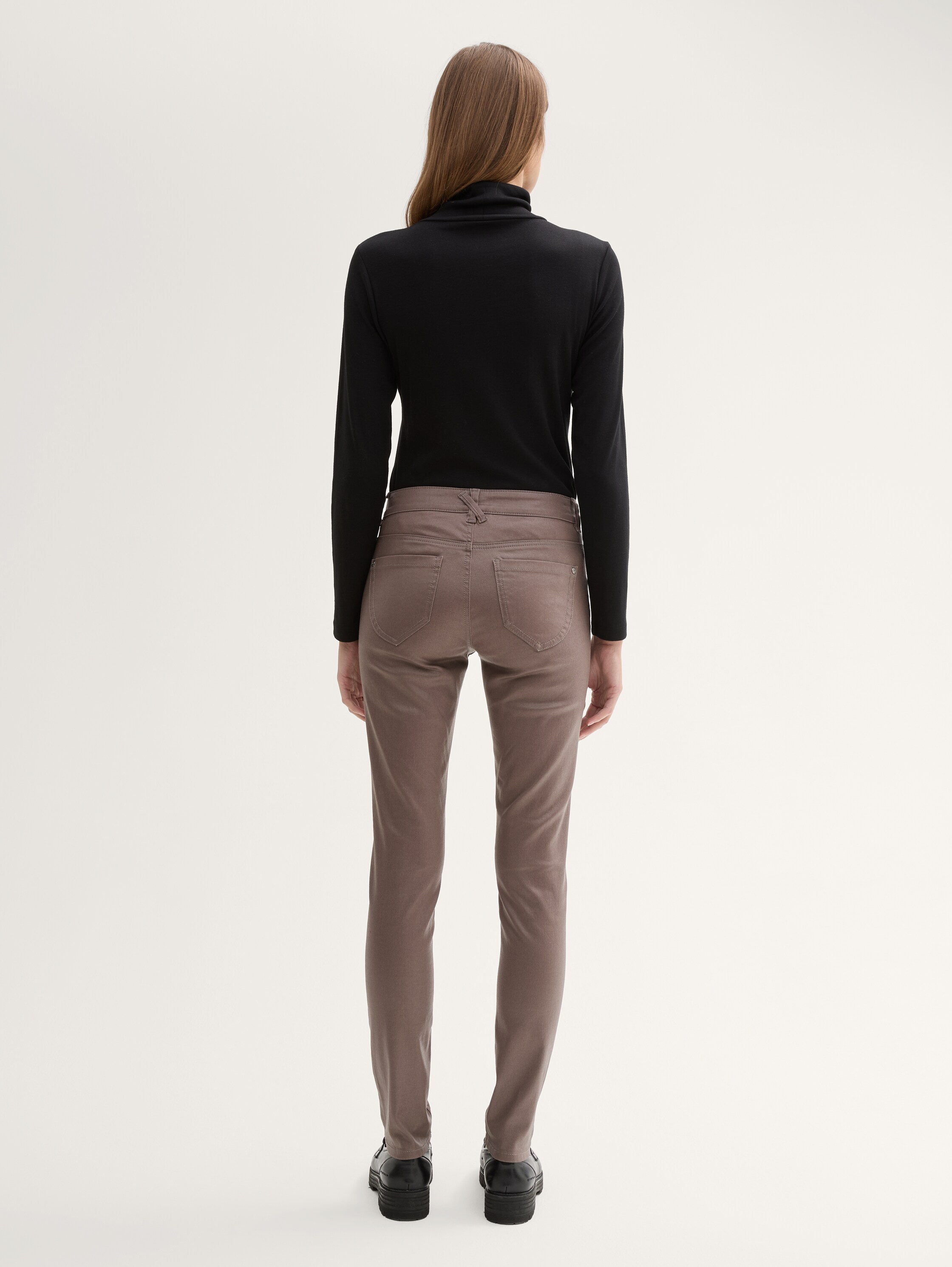 TTALEXA Coated Skinny Jeans in Leder-Optik - 2