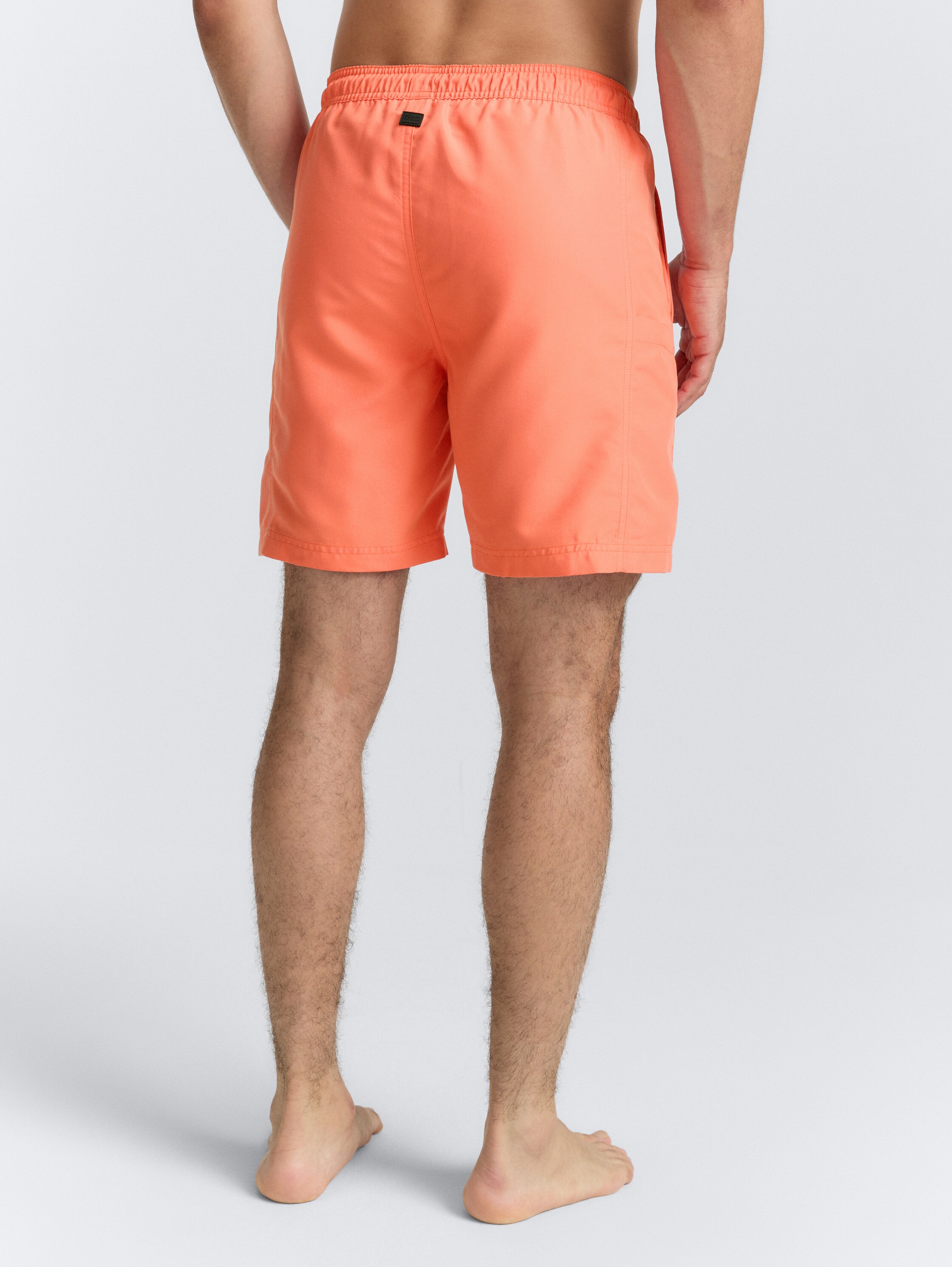 Basic Badeshorts - parrot_orange_1 - 
