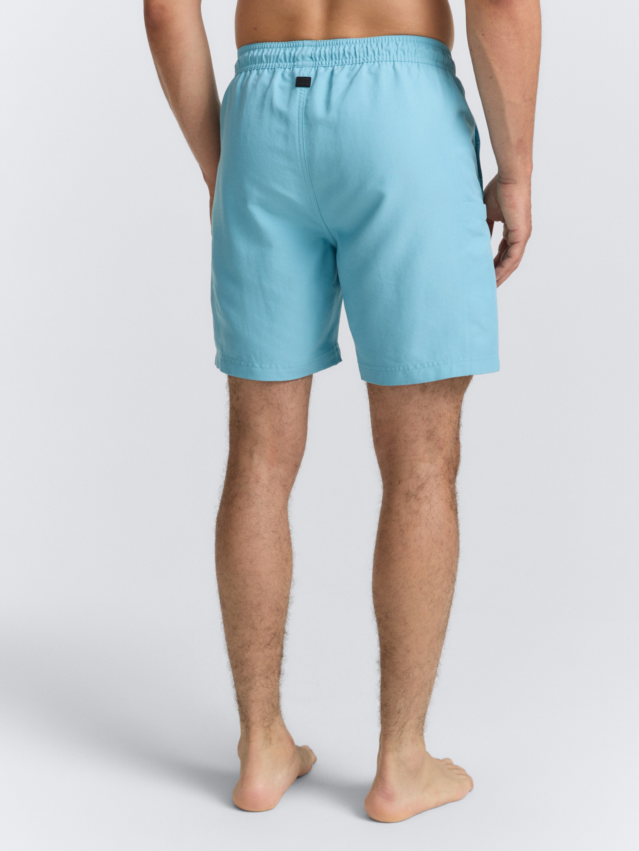 Basic Badeshorts - dusty_blue - 