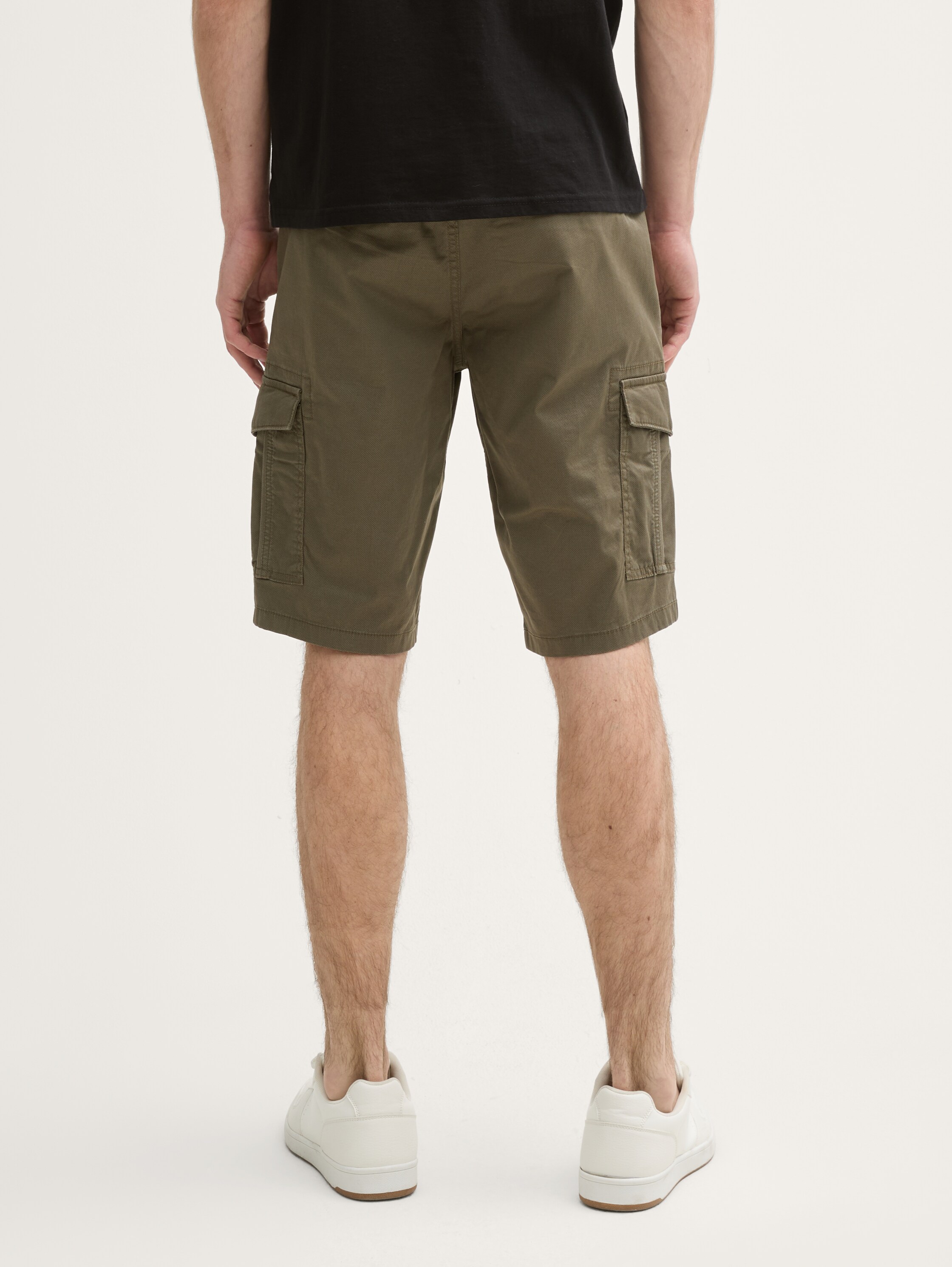 Cargo shorts met zakken - olive_triangle_print - 