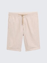 Regular Shorts mit Leinenanteil - silver ecru chambray - Vorder-Produkt-Ansicht