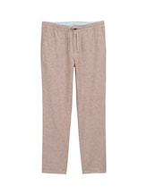 Ausgewählt, Regular Chino Hose mit Leinenanteil von Tom Tailor, braun