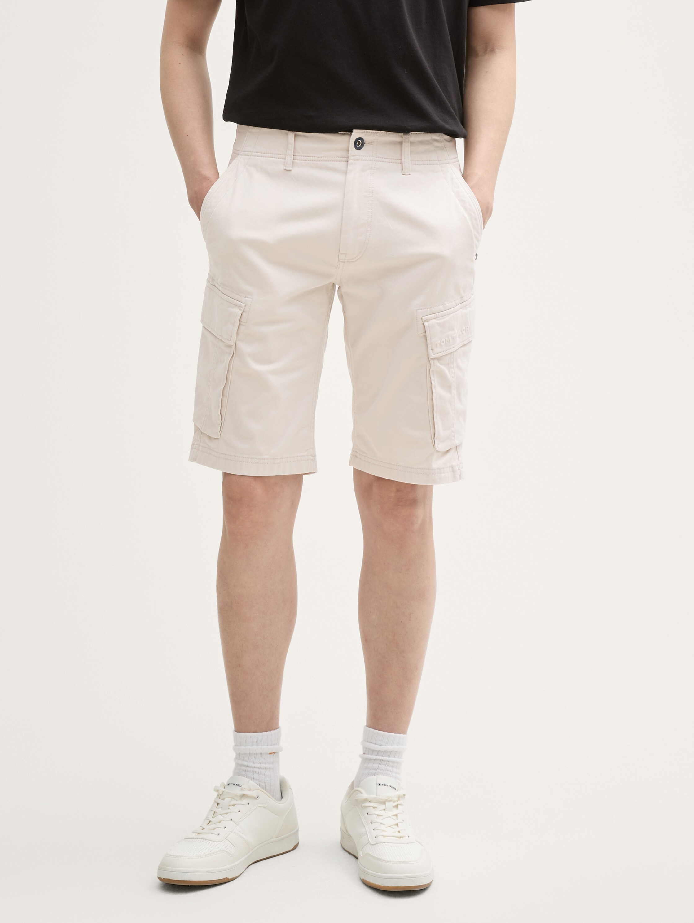 Cargo Shorts mit Taschen - light_cashew_beige_1 - 