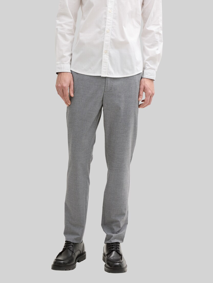 Ultralight Travis Slim Chino Hose von Men, grey black grindle