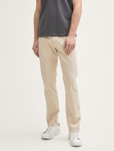 TTJOSH Regular Slim Ultralight Hose - light cashew beige - Ausschnitt Model-Vorderansicht