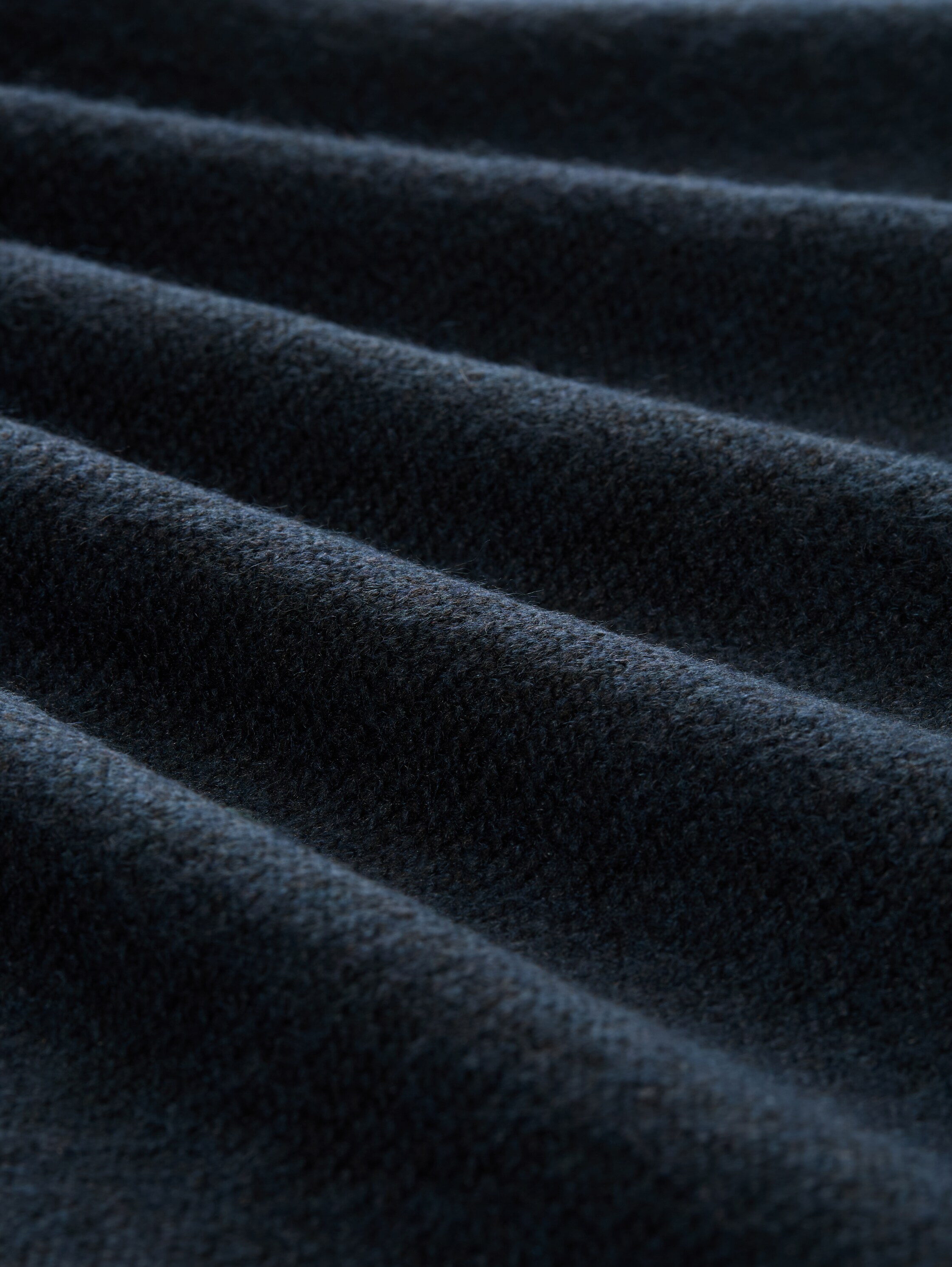 Soft-Touch Strickpullover mit Stehkragen - sky_captain_black_core - 