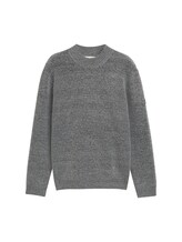 Non sélectionné, Pull à col roulé en maille par , gris