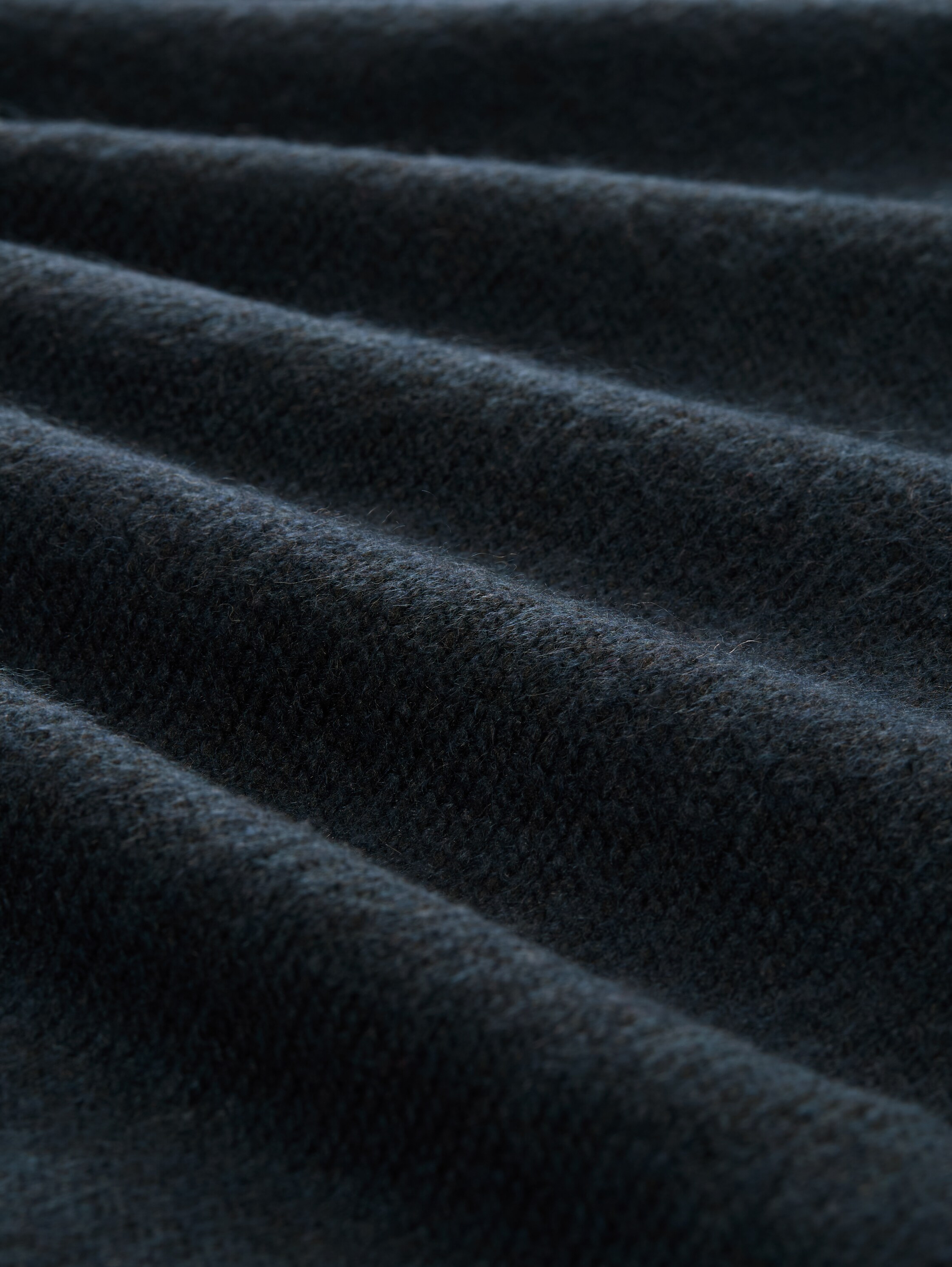 Soft-Touch Troyer Strickpullover - sky_captain_black_core - 