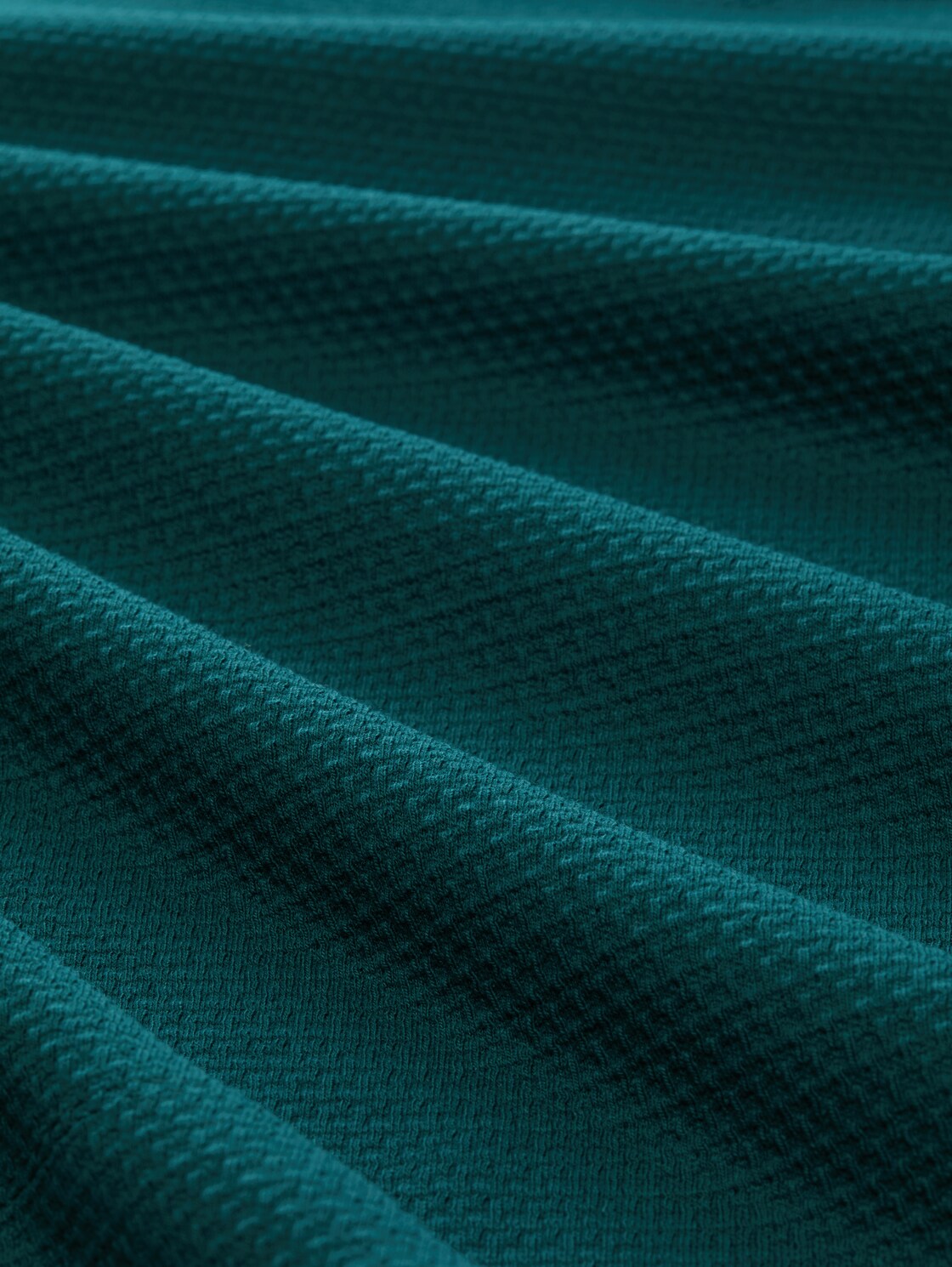 Jacquard Sweatshirt - Deep Meadow Green - Material-Ansicht