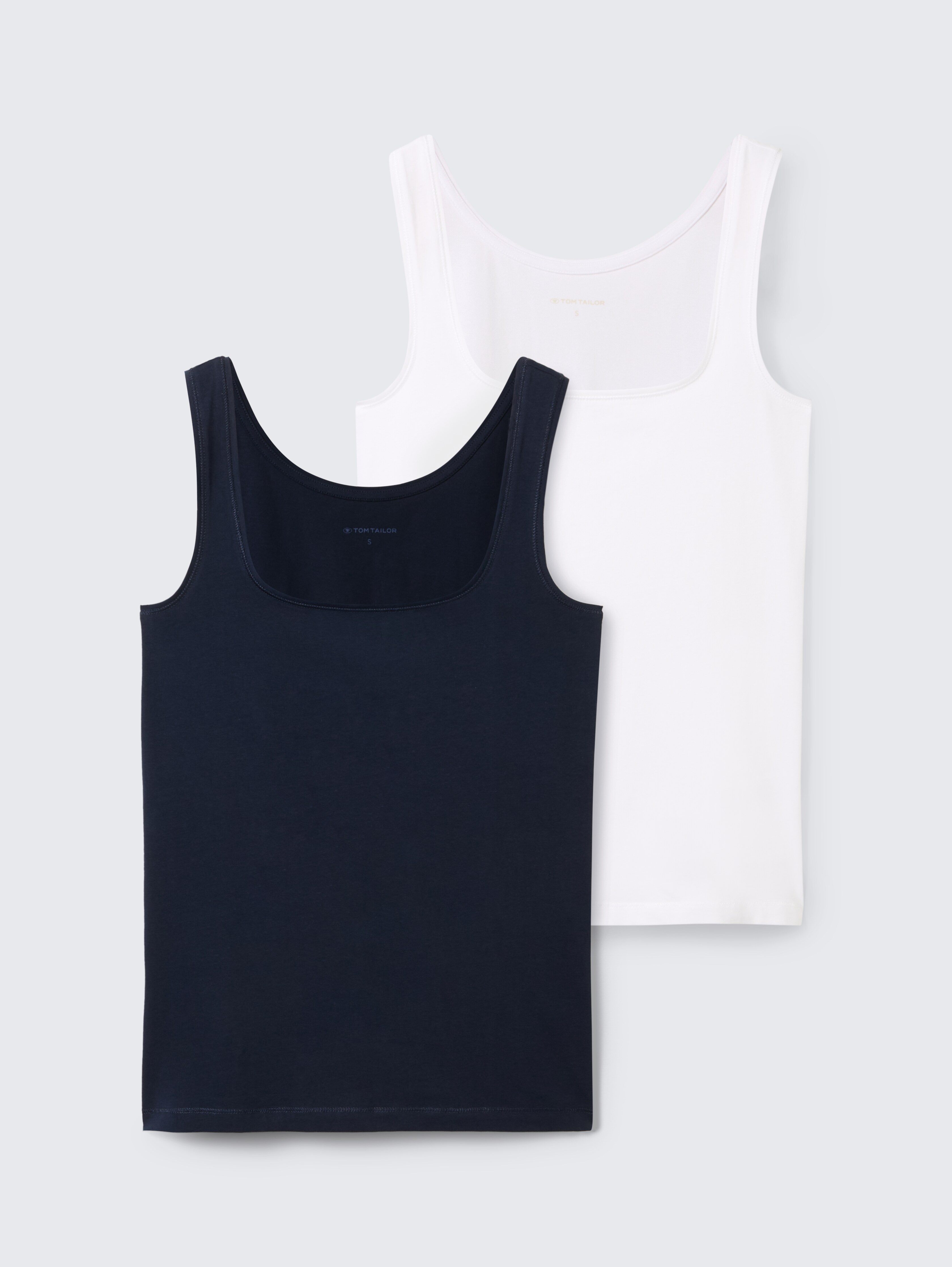 Basic Top im 2er-Pack von Women, sky captain blue