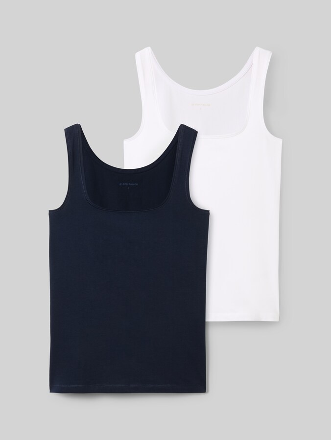 Top basique, lot de 2 par Women, sky captain blue