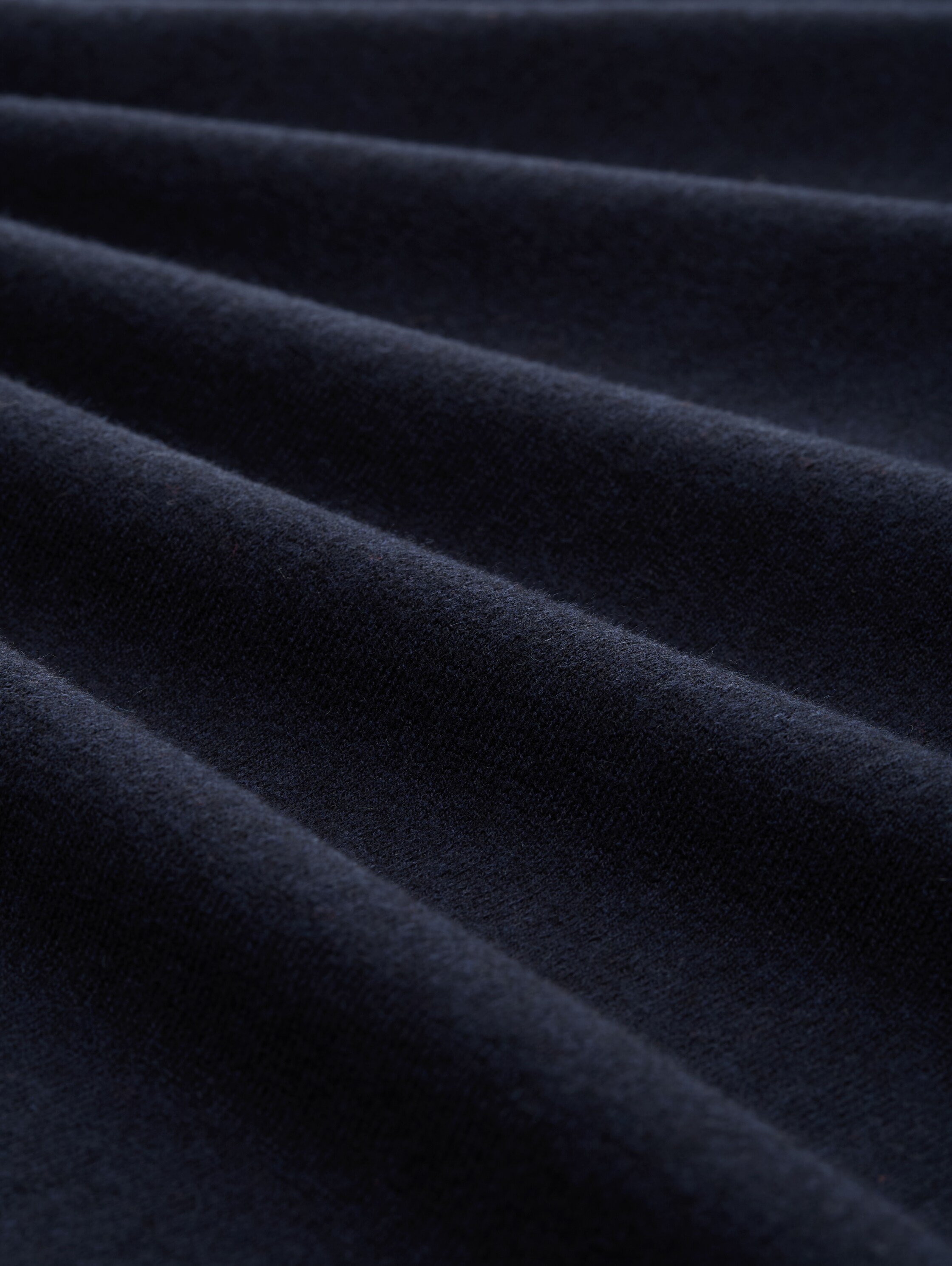Plus Size - Strickpullover mit recyceltem Kaschmir - knitted_navy_melange - 