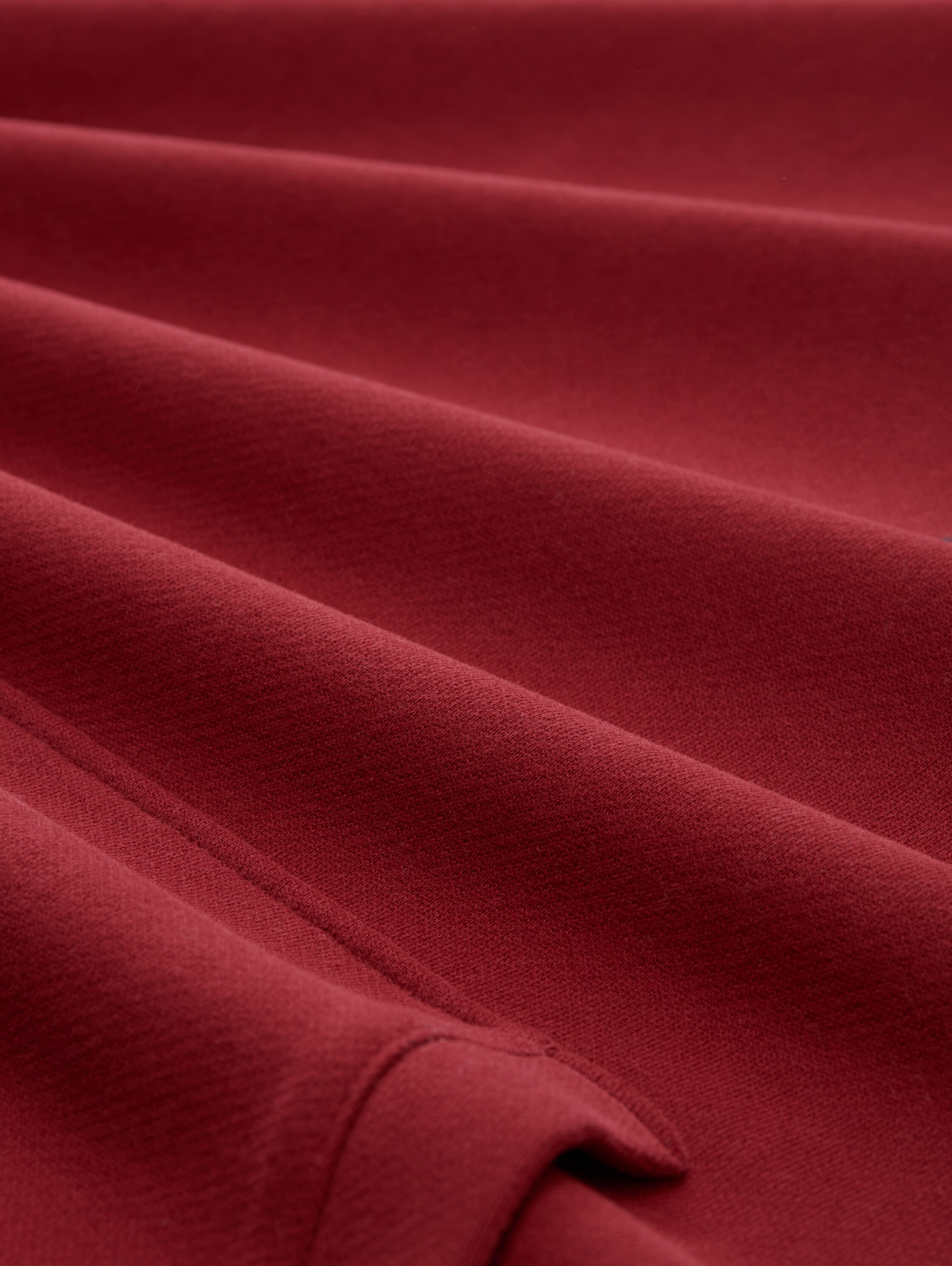 Plus Size - Sweatshirt mit Print - burgundy_dark_red - Material-Ansicht