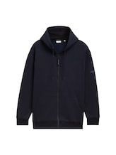 Ausgewählt, Plus Size - Basic Sweatjacke von Tom Tailor, blau