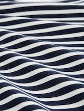 T-shirt basique en pack de 2 - dark blue white stripe - Vue de la matière