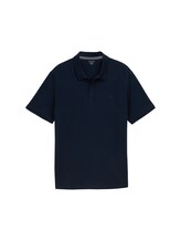 Ausgewählt, Plus Size - Piqué Poloshirt mit Logo-Stickerei von Tom Tailor, blau