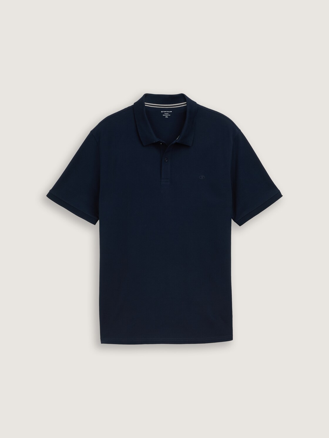 Plus Size - Piqué Poloshirt mit Logo-Stickerei - sky captain blue