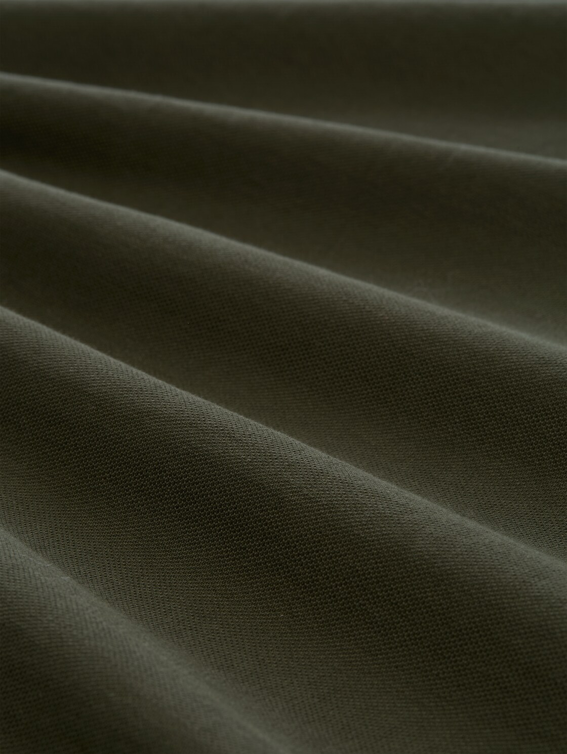 Plus Size - Piqué Poloshirt mit Logo-Stickerei - deep leaf green