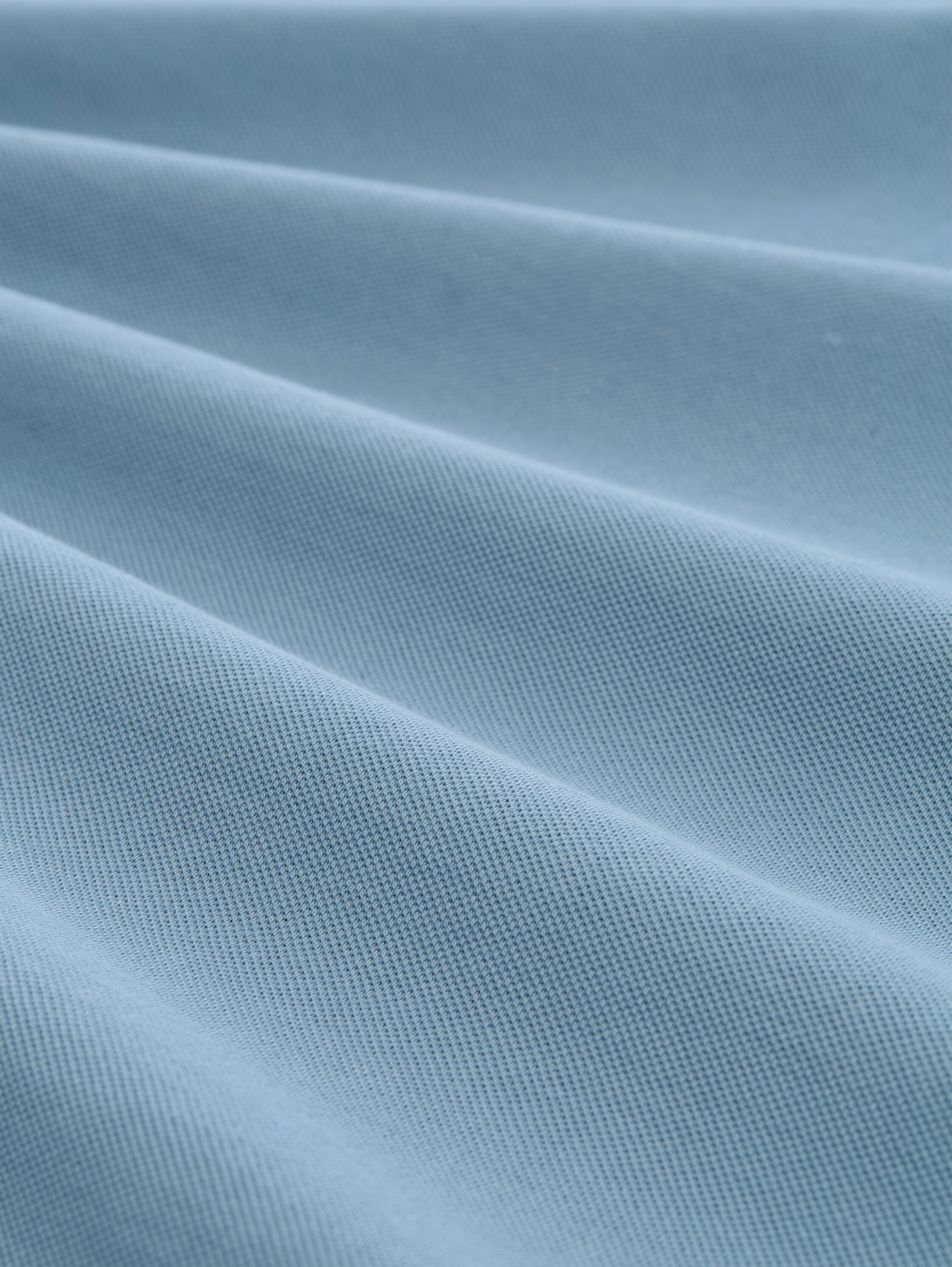 Plus Size - Piqué poloshirt met geborduurd logo - mountain_spring_blue - 