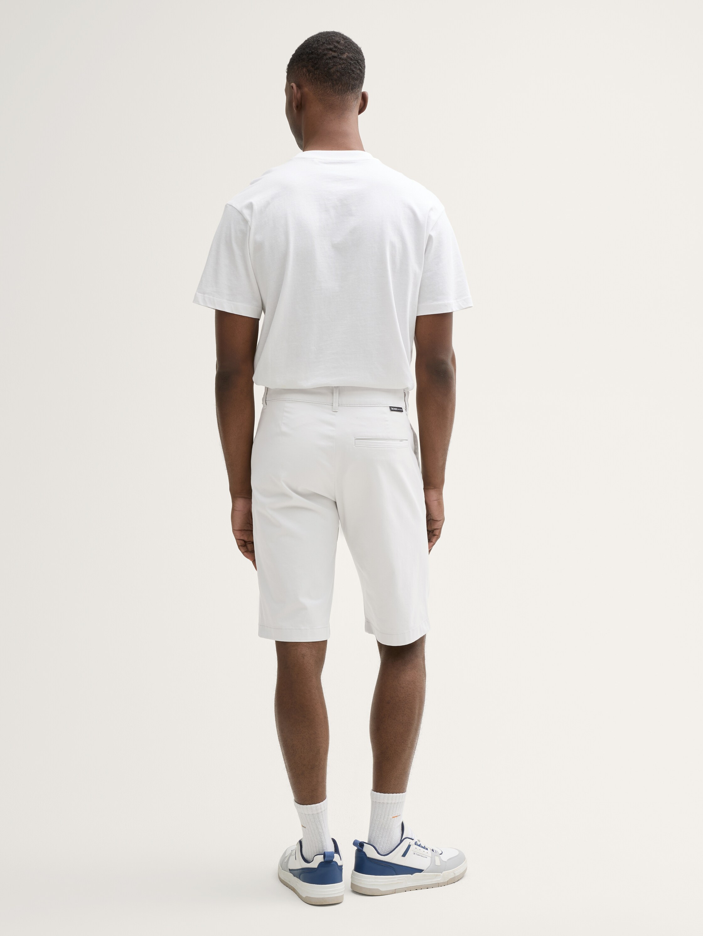 Regular Fit Chino Shorts - chalk_grey - 