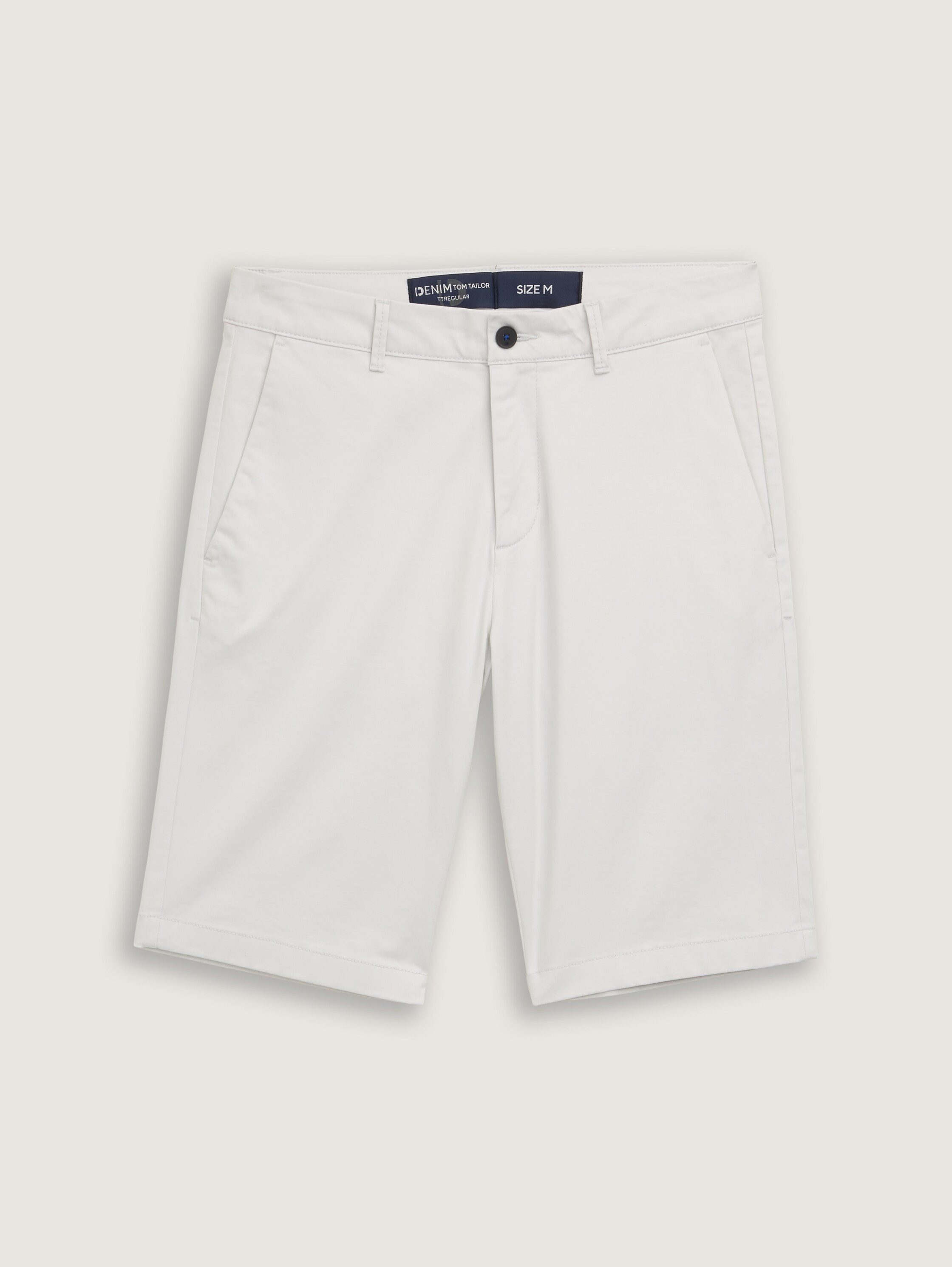 Regular Fit Chino Shorts - chalk_grey - 