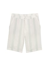 Ausgewählt, Relaxed Fit Shorts aus Baumwolle von Tom Tailor, weiß
