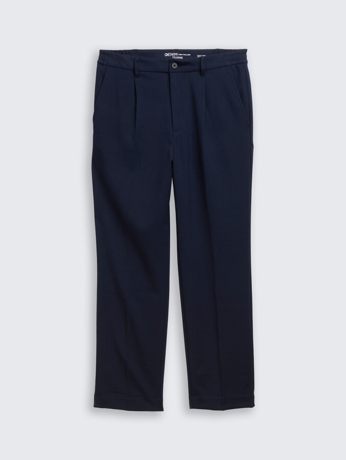 TTLoose Chino Hose mit Bügelfalte von Denim Male, sky captain blue