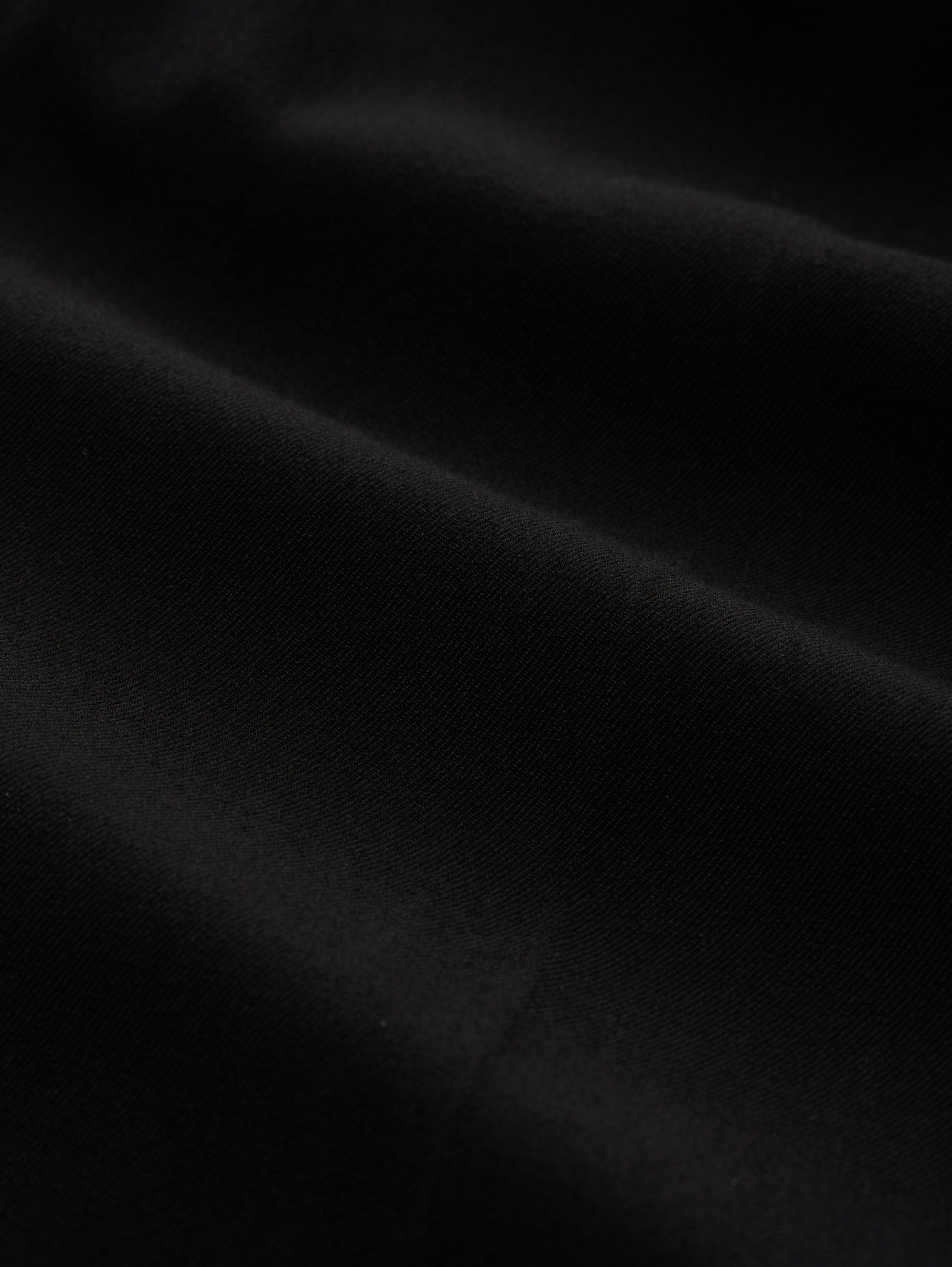 TTLoose Chino Hose mit Bügelfalte - Black - Material-Ansicht