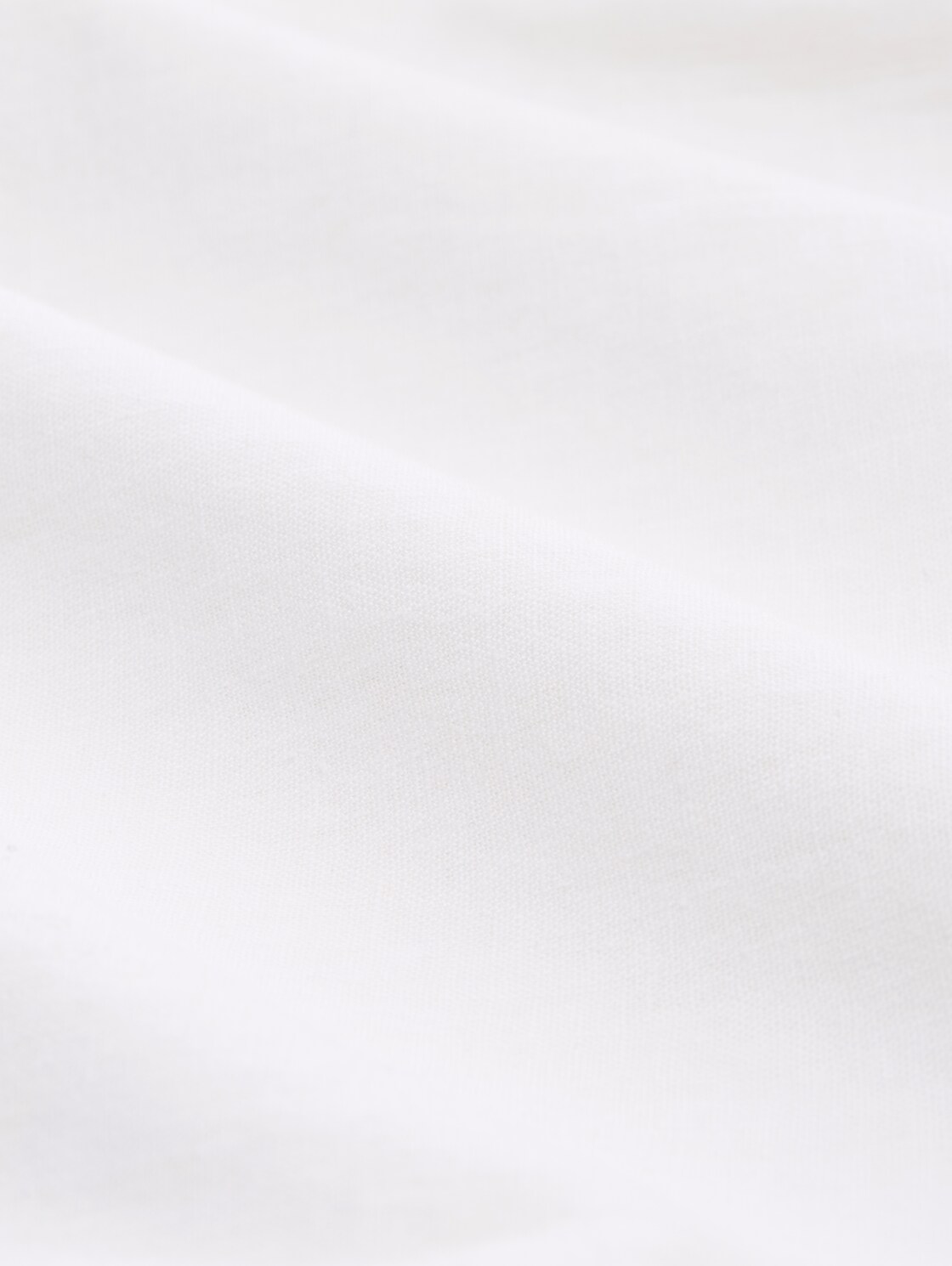 Relaxed Shorts mit Leinenanteil - White - Material-Ansicht