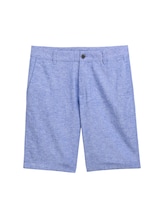Ausgewählt, Relaxed Shorts mit Leinenanteil von Tom Tailor, blau