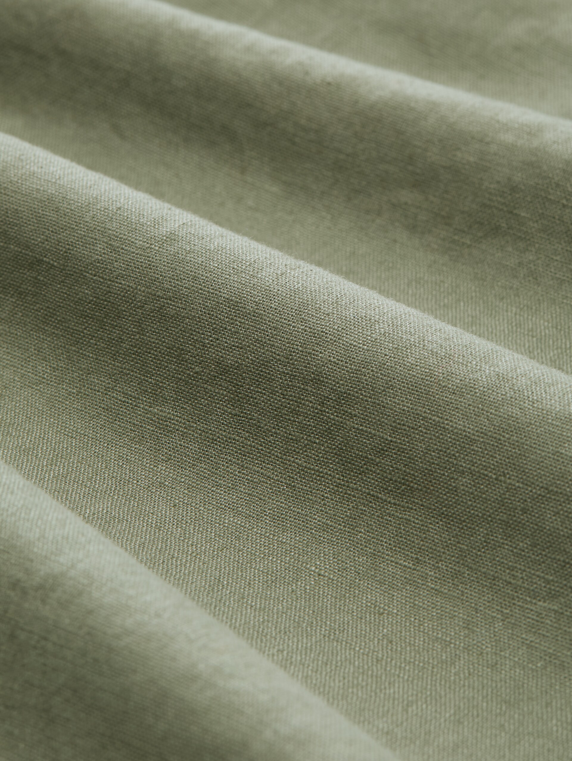 Loose Fit Hose mit Leinenanteil - tree moss green - Material-Ansicht