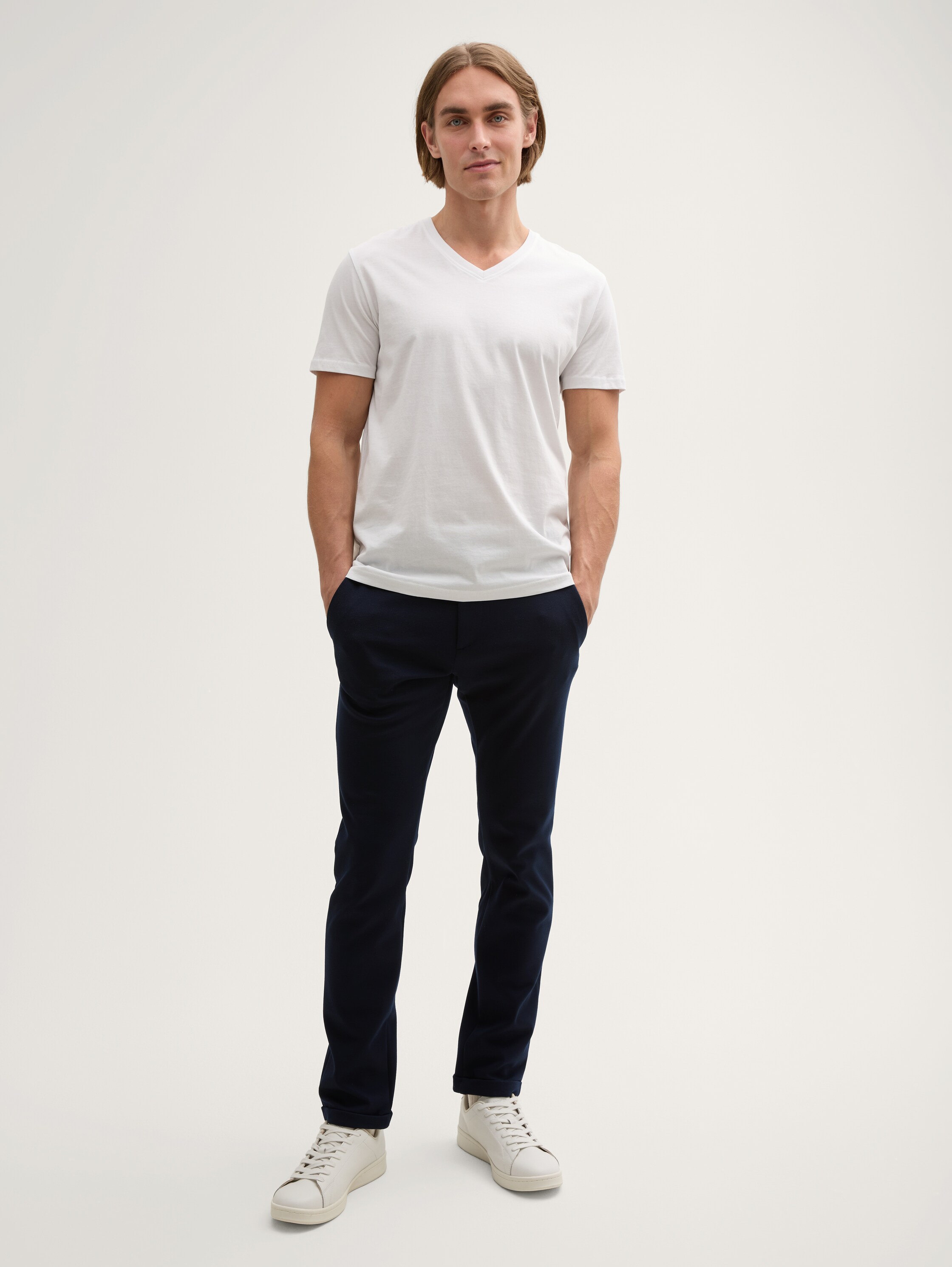 TTTRAVIS Slim Chino Hose aus Piqué Jersey - 2