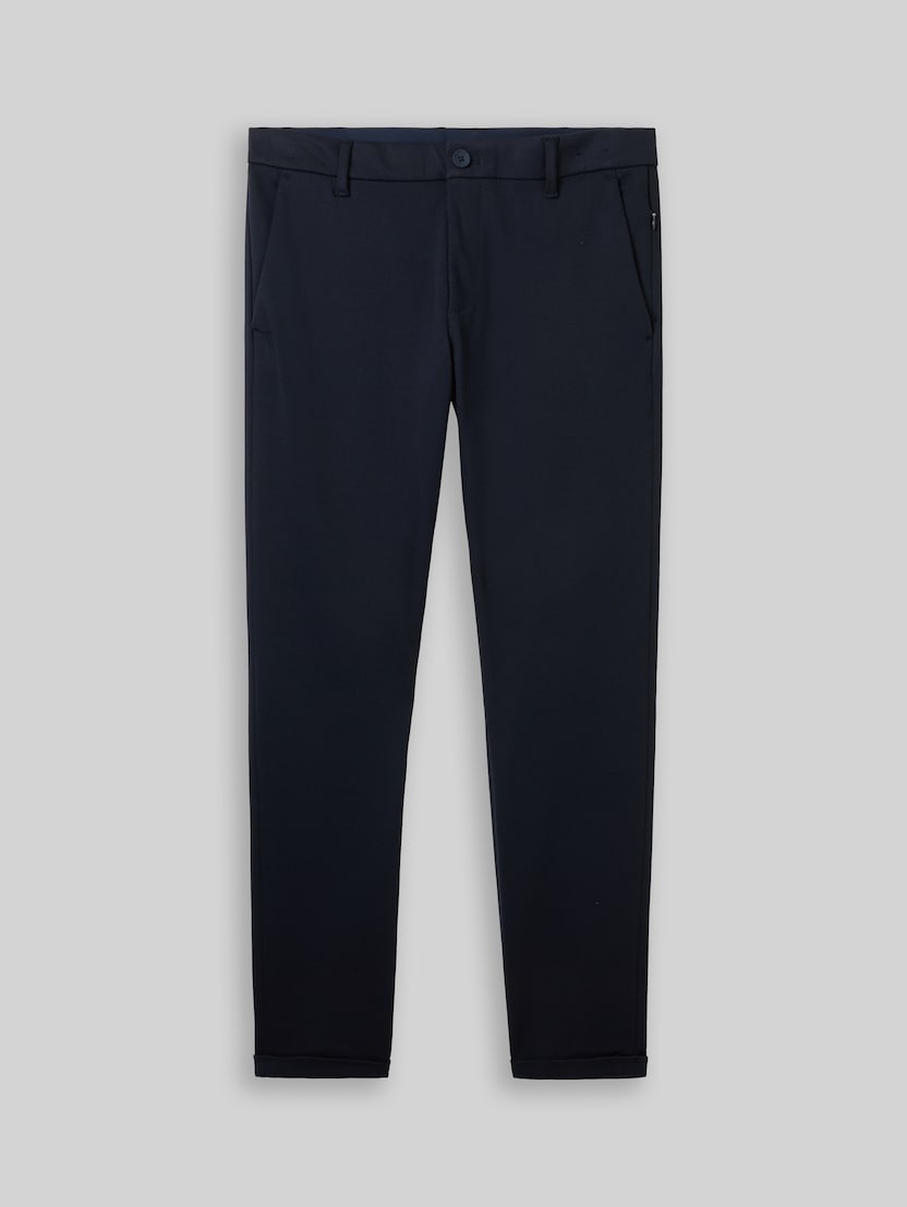 TTTRAVIS SLIM chino van piqué jersey door Men, sky captain blue