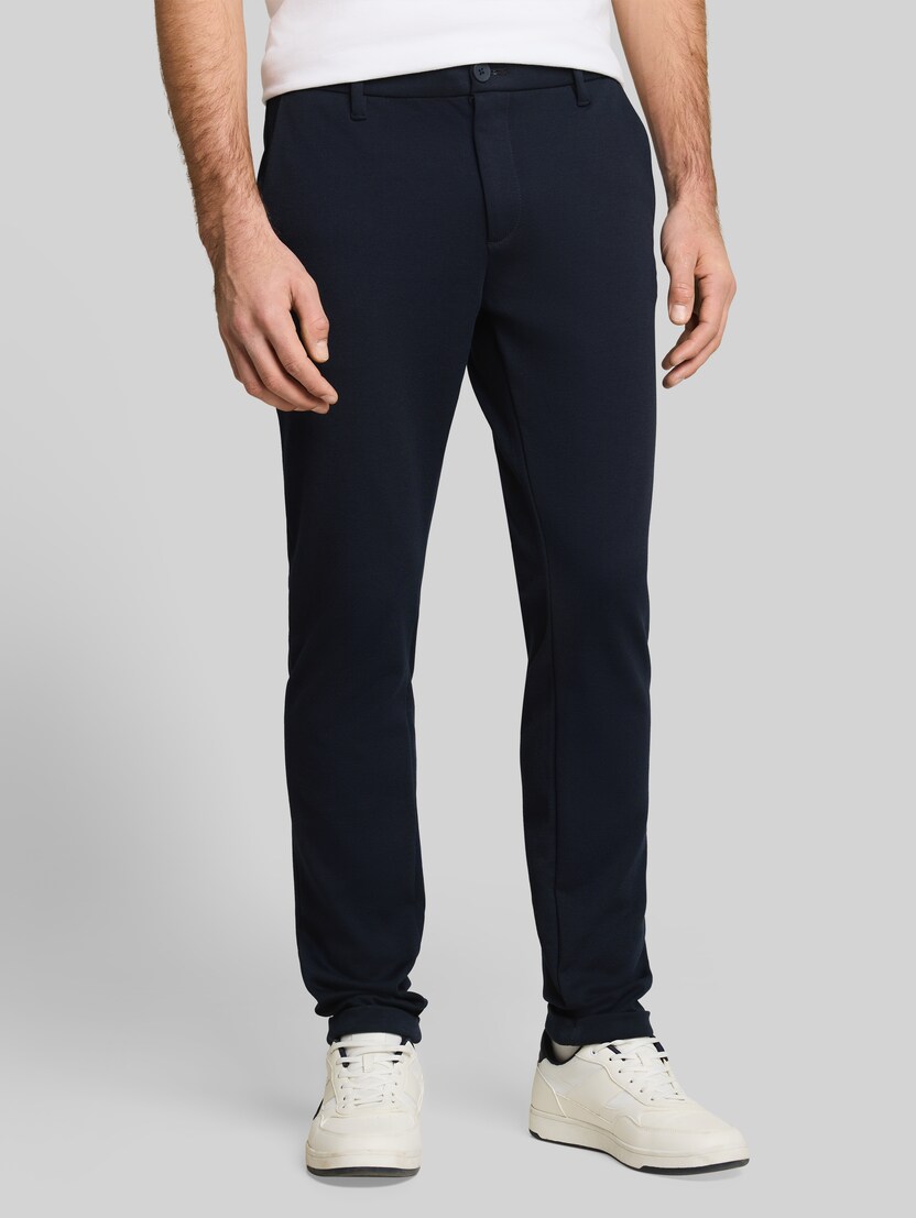 TTTRAVIS SLIM Chino Hose aus Piqué Jersey von Men, sky captain blue
