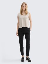 TTMIA Slim Hose - deep black - Model-Vorderansicht