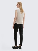 TTMIA Slim Hose - deep black - Auschnitt Model-Rückansicht